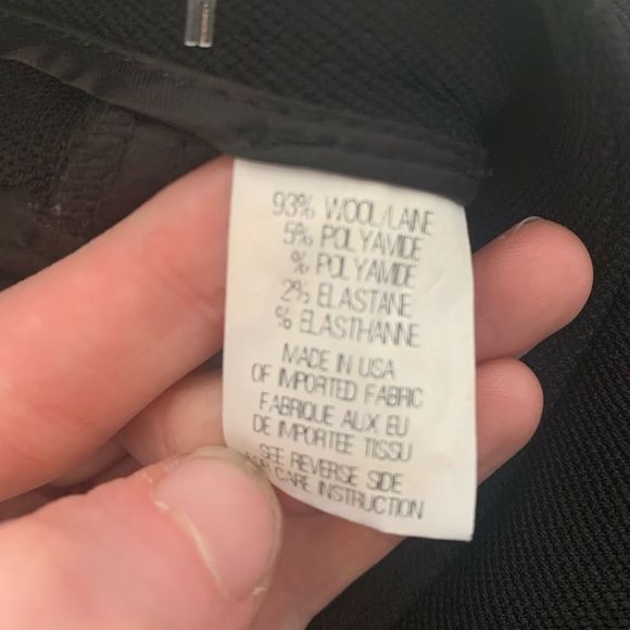 Theory black wool pants low rise wide flare hidden zipper deep pockets size 2 - Picture 4 of 7